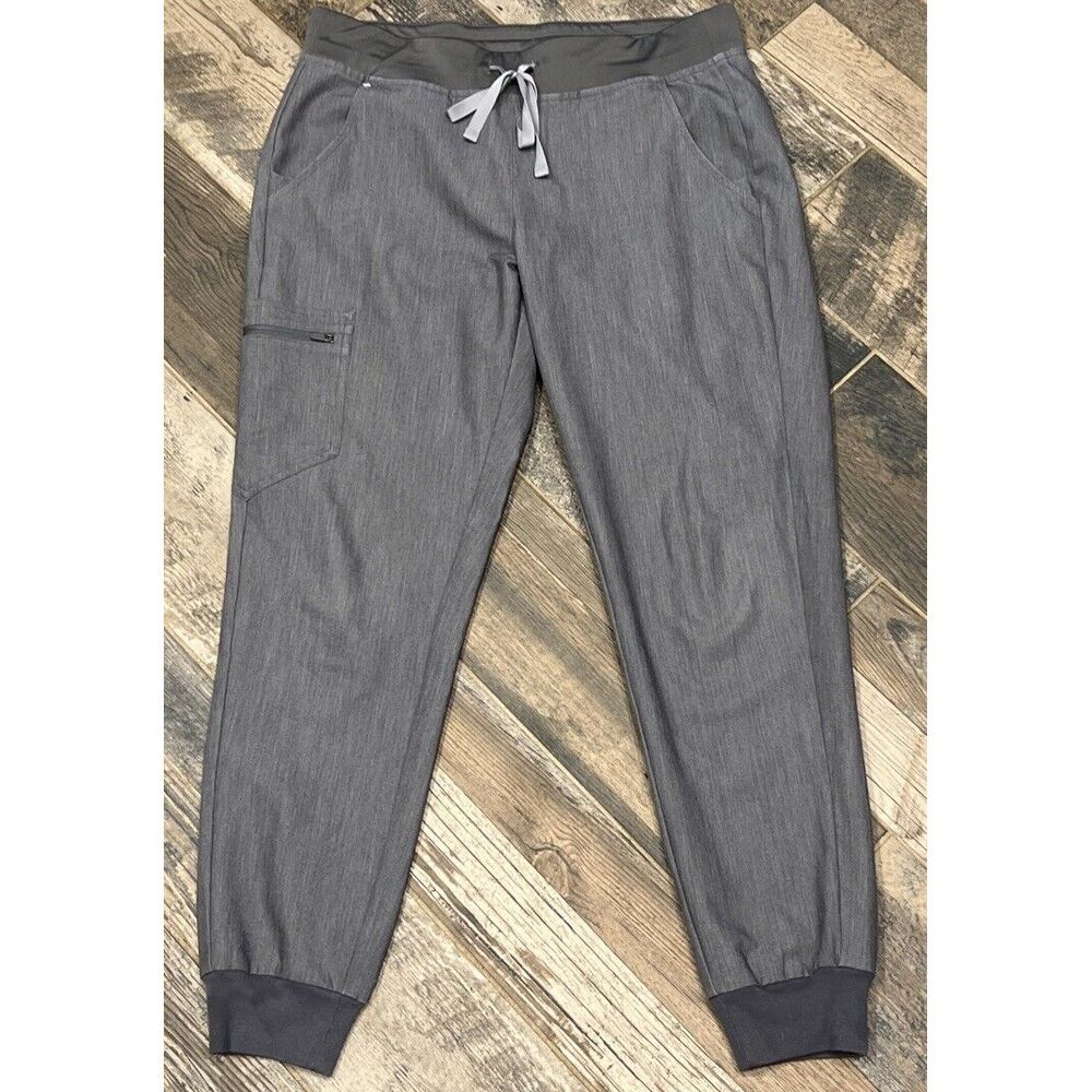 Figs Zamora Jogger Pants Women Nurse Technical Collection Drawstring Gray‎ M